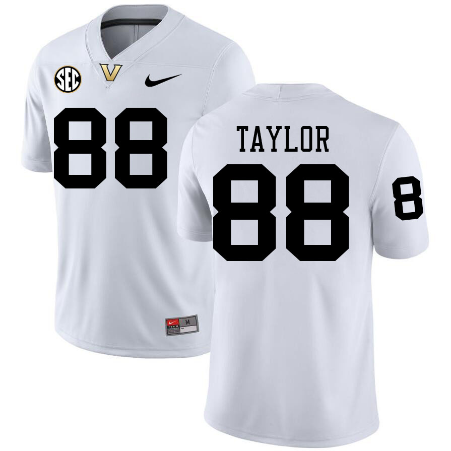 Brock Taylor Jersey,Vanderbilt Commodores #88 Brock Taylor Football Jersey,Uniforms-White Brock Taylor Jersey,Vanderbilt Commodores #88 Brock Taylor Football Jersey,Uniforms-White
